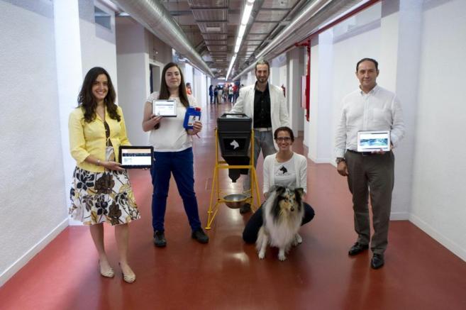 Eva Martín (Kinrel), Verónica Delgado (Menoscombustible), Ana López de Silanes (Orion Sky) y Juan Antonio Díaz (Yatri)